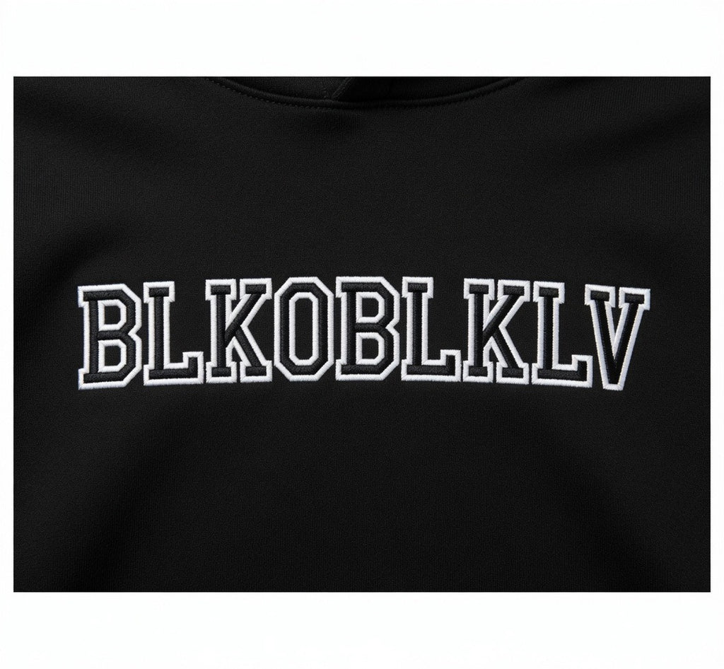 BLKOBLK Hoodie ( embroidery )