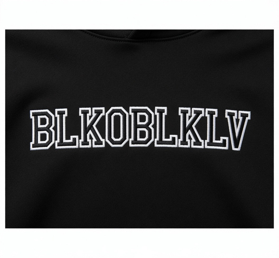 BLKOBLK Hoodie ( embroidery )